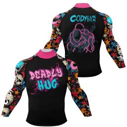 MMA treinamento Rash Guard para homens, produtos esportivos interessantes, compressão JJ, Jiu Jitsu Fitness, camisas de boxe, BJJ, treinamento de ginástica - Image 2