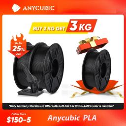 ANYCUBIC-Filamento Multicolor para Impressora 3D, Material Plástico de Borracha Consumíveis, Kobra 2 Pro, PLA 1,75mm, 1kg/Rolo, FDM - Image 1