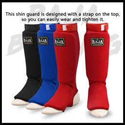 Universal malha caneleira para adultos, prática de boxe, cinta de perna, protetor de tornozelos portátil, equipamento esportivo, 1 par - Image 1