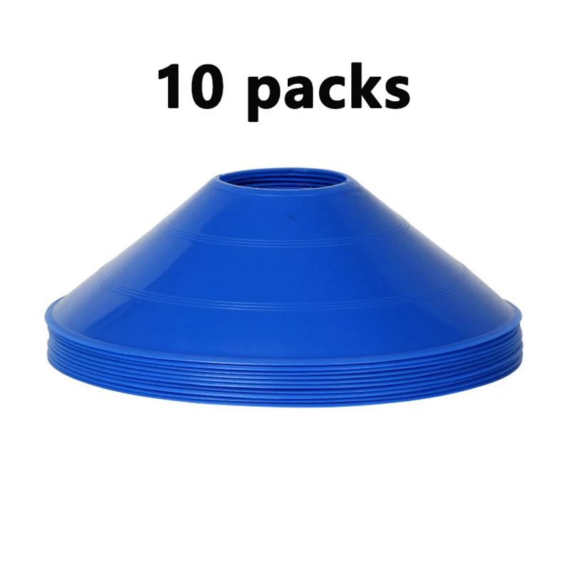 Cone De Futebol Conjunto Para Crianças, Equipamento De Treinamento De Futebol, Cones De Disco Pro, Exercício De Agilidade, Obstáculos, Evitar, Acessórios Esportivos, 10PCs - Image 1