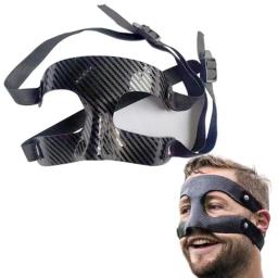 Esportes máscara facial fitness atlético capa facial futebol nariz guardas protetor facial para crianças adolescentes crianças mulheres homens wrestling - Image 1