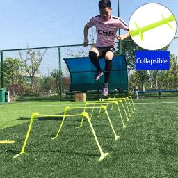 Obstáculo Dobrável Portátil, Futebol Velocidade Saltando Treinamento, Quadro De Obstáculo, Prática De Fitness Ao Ar Livre, Equipamento De Agilidade Flexível - Image 1