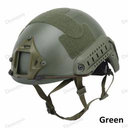 Capacete tático rápido para Airsoft Paintball, capacetes de combate, esportes ao ar livre, equipamento protetor de cabeça, MH PJ Casco - Image 2