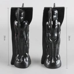 Plástico 3D Pessoas Moldes De Vela, Artesanato De Resina Artesanal, DIY Ornamentos De Molde Cera De Abelha, Casamento Vela Fazendo, Ferramenta De Sabão - Image 6