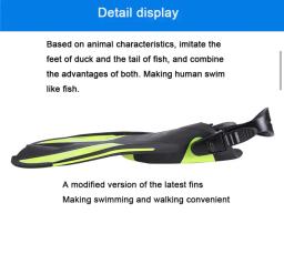 Nadadeiras De Mergulho Profissional Abertura De Fivela Ajustável Baratas Confortáveis Adulto Snorkeling, Mergulho Natação, Esportes Aquáticos - Image 4