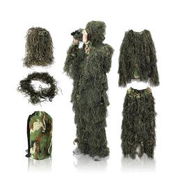 Fatos Ghillie masculinos, Vestuário de caça, Camuflagem do deserto, Fatos de caça, Cosplay Game, Jaqueta, Calças, Snipe, 3D, Camuflagem - Image 1