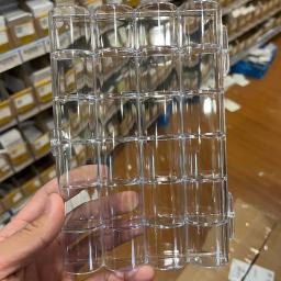 24 grades portátil transparente caixa de armazenamento vazio prego glitter strass jóias contas gem caixas caso recipiente plástico organizador - Image 1