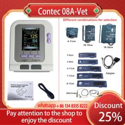 Vet Animal Detector de Pressão Arterial, Pode Ser Equipado Com Função De Oxigênio No Sangue, Sonda E Manguito, Vários Tamanhos, CONTEC08a - Image 1