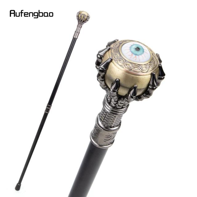 Bengala Steampunk Luxuosa com Olhos de Sangue e Design de Cavaleiro - 93cm