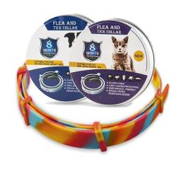 Coleira antipulgas ajustável para animais de estimação, carrapatos, mosquitos, ao ar livre, proteção de longo prazo, filhotes, gatos, cães, 8 meses, novos acessórios - Image 6