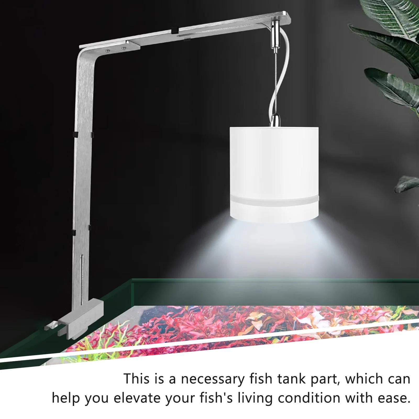 Tanque de peixes Luz Suporte para Planta Aquática, Lâmpada Rack, Pendurado Titular, Metal Aquário Lâmpada, Suporte em Pé, Pet Supply - Image 1