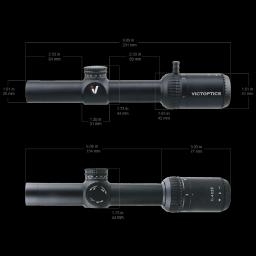 Victoptics x4 1-4x20 caça riflescope telescópico óptico tiro escopo airsoft rifle de ar rimfire.22lr.177hmr.223 5.56 - Image 6
