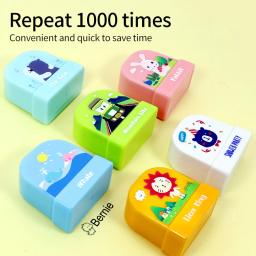 Selo de nome das crianças selo de nome do aluno personalizado roupas do jardim de infância nome adesivo kawaii montessori selo de presente à prova d' água - Image 2