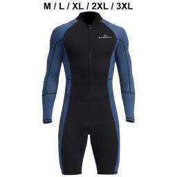 Terno de mergulho baixinho neoprene para homens, Wetsuit 1.5mm, Roupa de banho para esportes aquáticos, Caiaque - Image 1