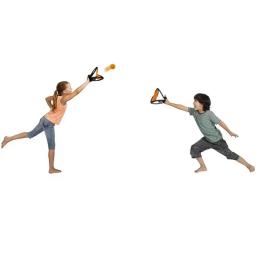 Jogar e pegar bola para adultos e crianças, esportes Hand Grasping, brinquedos ao ar livre, jogos de verão, raquete interativa pai-filho - Image 2
