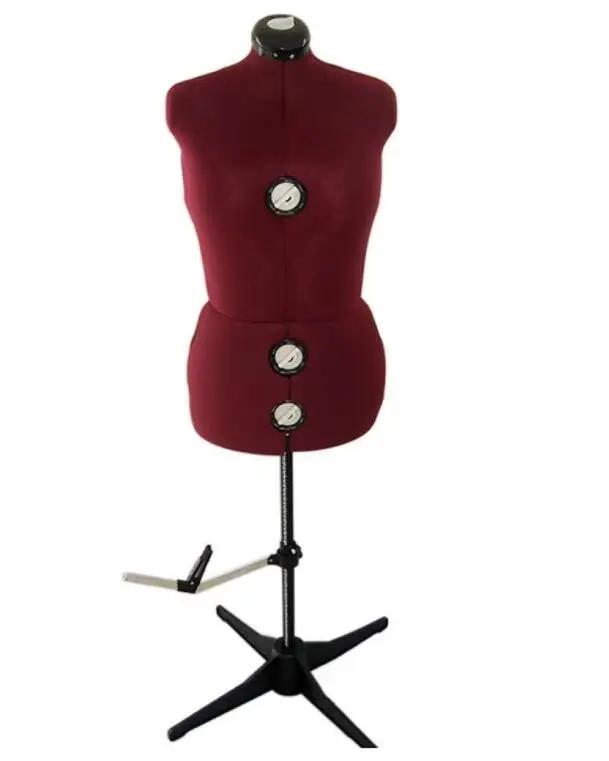 Capa Completa de Costura Feminina para Alfaiates: Manequim Ajustável em Metal para Design de Vestidos e Busto - E218 em 4 Estilos