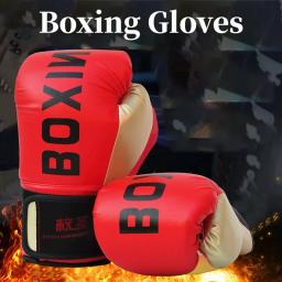 Artes Marciais, Luvas de Boxe Infantil e Adultos, Muay Thai Boxing, Equipamento Sanda, Luta Livre, Luva de Kick Training, Treinamento - Image 1