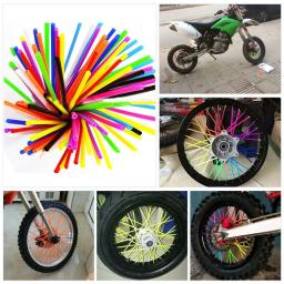 Motocicleta pneu aro decoração capa, moto roda decoração, falou peles, envoltório tubos, protetor, moto acessórios, 32pcs - Image 5