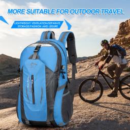 Mochilas leves impermeáveis para esportes ao ar livre, camping e caminhadas, escalada, homens e mulheres, 40L - Image 3