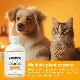 Shampoo Pet para Cães e Gatos, Removedor de Odor Pet, Shampoo Cat, Gel de Banho, Pet Wash, Shampoo Desodorizante Natural - Image 5