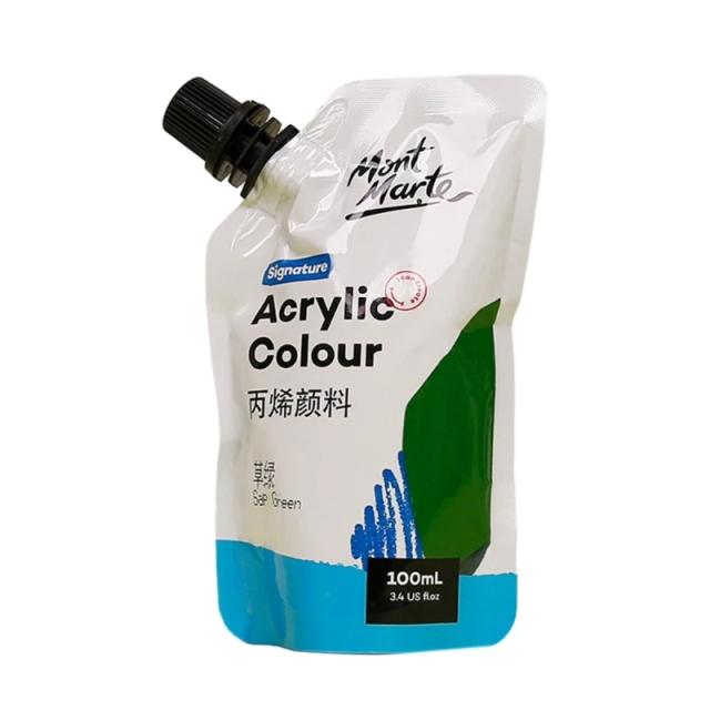 Tinta Acrílica de Arte em 11 Cores Vivas - Conjunto com 100ml de Pigmentos Ricos e À Prova d'Água