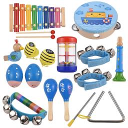 Conjunto De Instrumentos De Percussão De Madeira, Educação Musical, Jogos Interativos Interessantes, Desenvolvimento Coordenado De Olho De Mão - Image 1