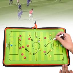 Dobrável Árbitro Tática Board para Treinamento, Leve Futebol Coaching Board - Image 2