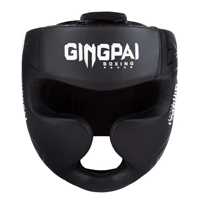 Capacete de boxe completo para crianças e adultos, treinamento Muay Thai, chapelaria Sparring Boxing, equipamento de ginástica, guarda-cabeça de Taekwondo - Image 1