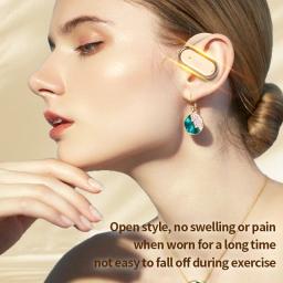 Fone de ouvido sem fio bluetooth fone inteligente toque ajustável esportes à prova dwaterproof água estéreo música para todos os smartphones - Image 3