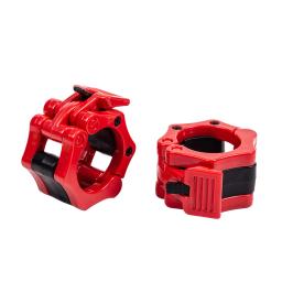 Grampos de barra de liberação, 2.5cm, 2 peças, bloqueio giratório, clipes de barra de peso, treinamento de força de levantamento de peso - Image 1