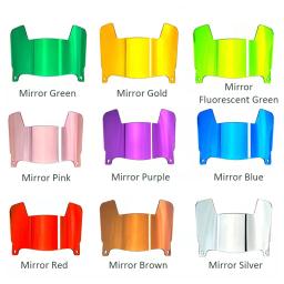 Universal Rugby capacete ornamentos, viseira com clipe, futebol americano, NFL, Mini modelo, viseira, Rugby Eye Shield, substituível, 1, 4 - Image 4