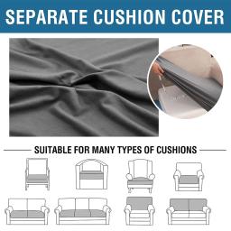 Elastic Sofa Seat Cushion Cover, Protetor de Móveis Removíveis, Capas Laváveis para Animais de Estimação e Crianças, Sala - Image 4