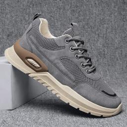 Homem moda tênis malha respirável homem tênis de corrida confortável esportes ao ar livre sapatos casuais tenis masculino 2024 - Image 4