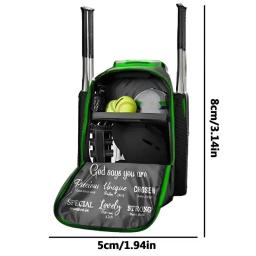 Mini mochila de beisebol para mulheres, bastão de beisebol, presentes temáticos softball - Image 6