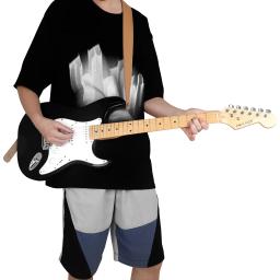 Guitarra Elétrica Preta com Cabo de Conexão De Áudio, 6 Cordas, Campus Student Rock Band, Trendy Play, Conjunto Iniciante - Image 6