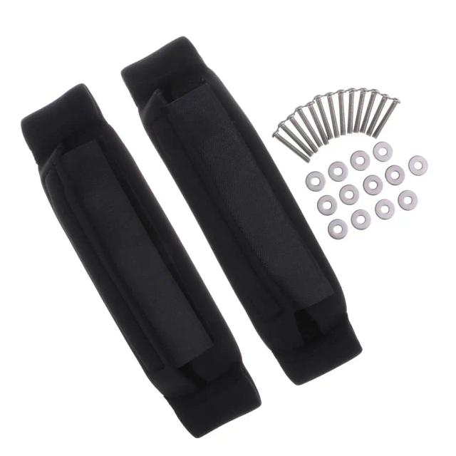 Conjunto Ajustável de Correias para Pés para Kiteboard e Kitesurf - Acessório Essencial para Pranchas de Surf