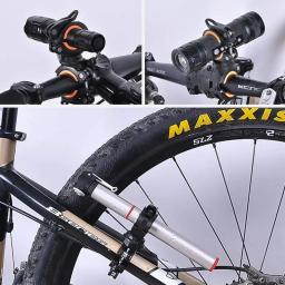 Ciclismo Lanterna Suporte De Montagem Bicicleta Luz Suporte, Lâmpada LED Titular, Acessórios De Bicicleta, Rotação De 360 ° - Image 2