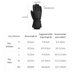 Copozz luvas de esqui de inverno das mulheres dos homens à prova dwaterproof água ultraleve luvas de snowboard motocicleta equitação neve manter quente luvas à prova de vento - Image 6