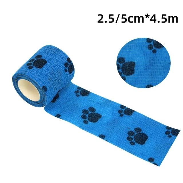 Bandagem elástica autoadesiva para pets: proteção contra sujeira e lesões em cães e gatos