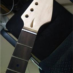 22 trastes Inlay LED Pontos Rosewood Fretboard Maple Guitarra Elétrica Pescoço Acessórios Peças Do Instrumento Musical - Image 4