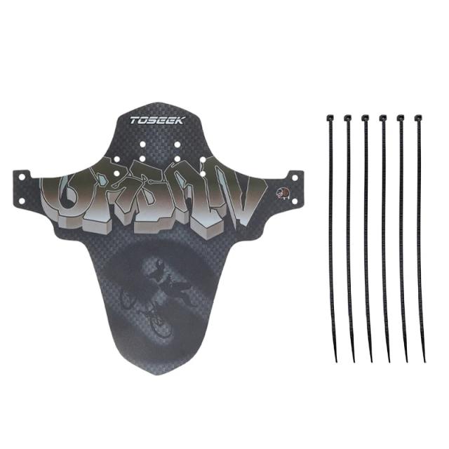 Frente em Fibra e Guarda-Lamas Traseiro para Mountain Bike - Acessórios Duráveis em Material PP