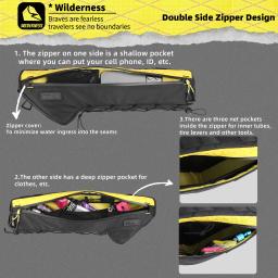 Rhinowalk bolsa para quadro de bicicleta, resistente à água, triangular, transversal, para mtb e estrada, cascalho, com comprimento de quadro de mais de 17 polegadas - Image 6