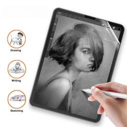 Matte Film Screen Protector para iPad, Como Papel, PET, Matte, Escrever, iPad Pro 11, 10.9, 10.2, Air 5, 4, 10.5, Mini 3, 4, 5, 6, 9,7, 2022, 10, 4, 4 - Image 1