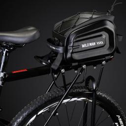 EVA Hard Shell Bike Bag, Multifunções Bagageira de Bicicleta, Grande Capacidade, MTB impermeável Road Bike Acessórios, 4L - Image 3