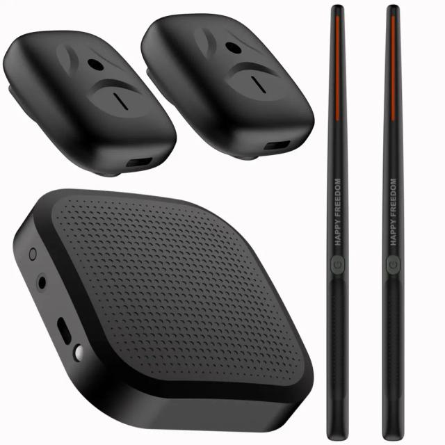 Kit Profissional de Tambor de Realidade Virtual: Baquetas de Ar Elétricas Portáteis para Iniciantes e Todas as Idades