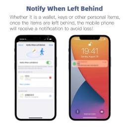 Mini Bluetooth GPS Tracking Device, Apple Find My App, Smart Tag, Anti-Lost Alarme, Posicionador, Criança, Pet, Carro, Posicionador - Image 3