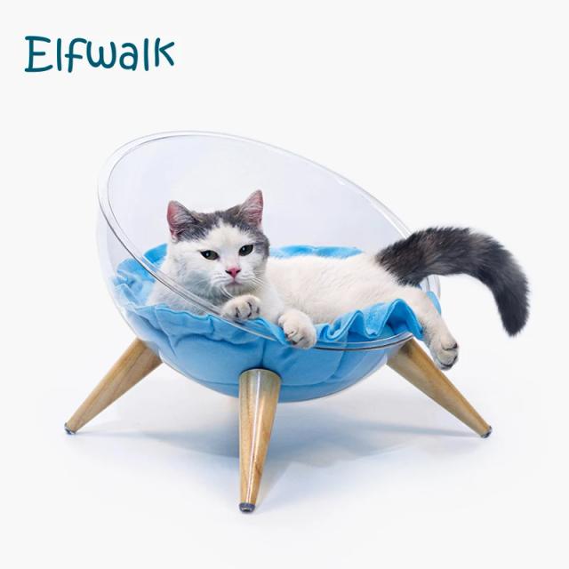 Cama para Gatos e Cães com Almofada Removível e Lavável - Conforto para Animais de Estimação