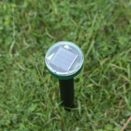 Vibrador Elétrico Repelente De Ultrassom, Bateria Solar Powered, Poderosos Jardins Ao Ar Livre, Mole Snake Mouse Pest - Image 3