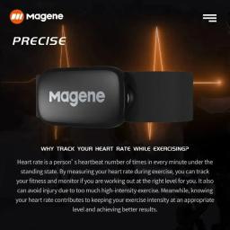 Magene h303 h64 monitor de freqüência cardíaca sensor duplo ant bluetooth com cinta peitoral ciclismo computador bicicleta wahoo garmin esportes - Image 5