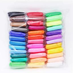Argila de Modelagem Ultra Leve com Ferramentas, DIY Não Tóxico, Argila Mágica, Presente para Crianças, 12-36 Cores - Image 1